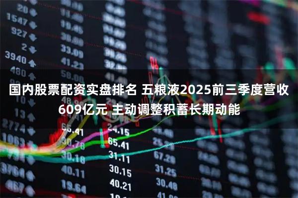 国内股票配资实盘排名 五粮液2025前三季度营收609亿元 主动调整积蓄长期动能